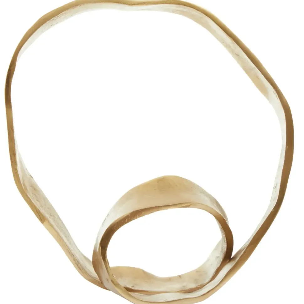 Orbique 42cm Gold Metal Indoor Sculpture