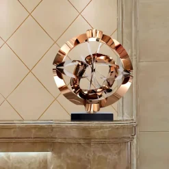 Orbital Chaos 65cm Copper Metal Indoor Sculpture