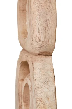 Orbital Elegance 57cm Wood Indoor Sculpture