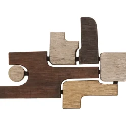 Organic Grid 40cm Metal Wall Sculpture