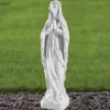 Our Lady of Lourdes 40cm Marble Resin Garden Statue