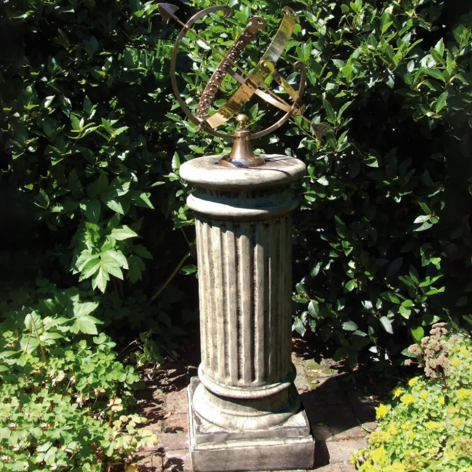 Oxford Armillary Brass Stone Garden Sundial