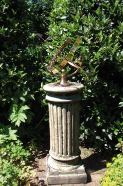 Oxford Armillary Brass Stone Garden Sundial