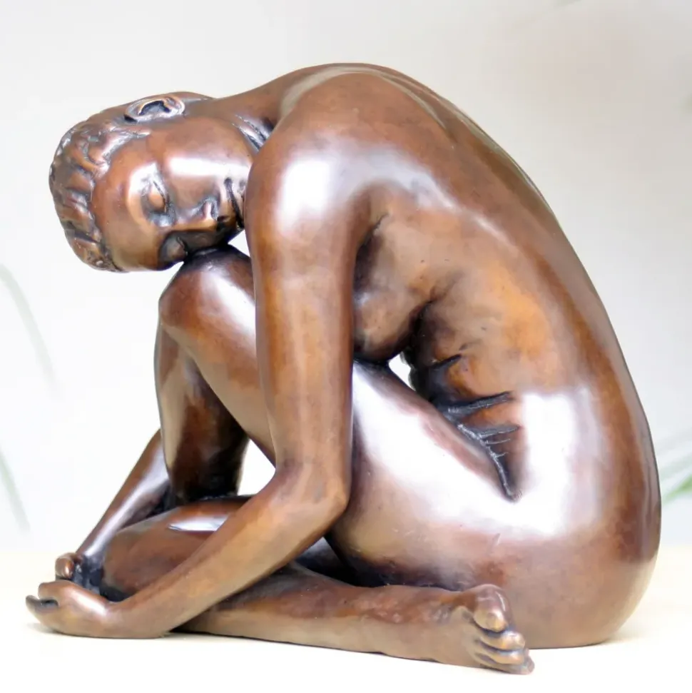 Pause In The Dance Figurine Bronze Indoor Sculpture