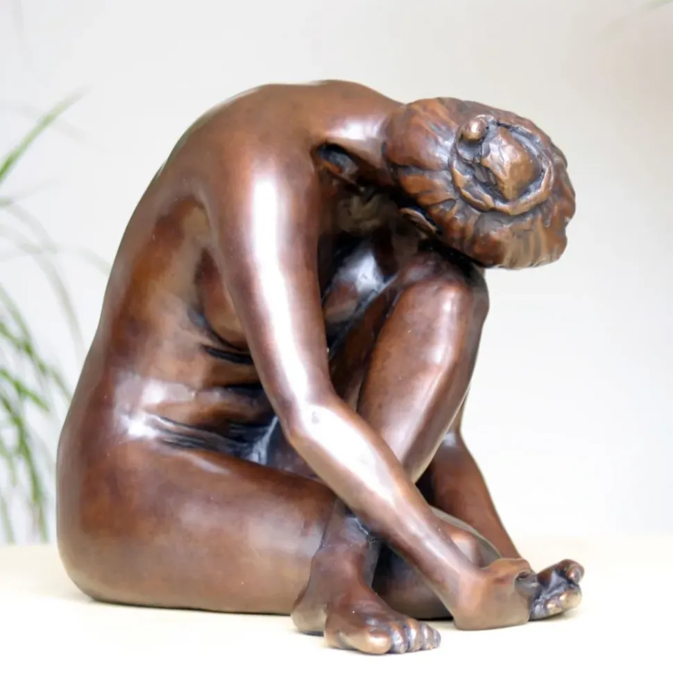 Pause In The Dance Figurine Bronze Indoor Sculpture