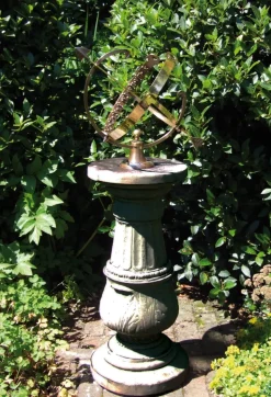Pedestal Armillary 133cm Stone Garden Sundial