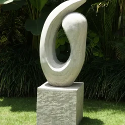 Perplexity Contemporary Stone Garden Sculpture