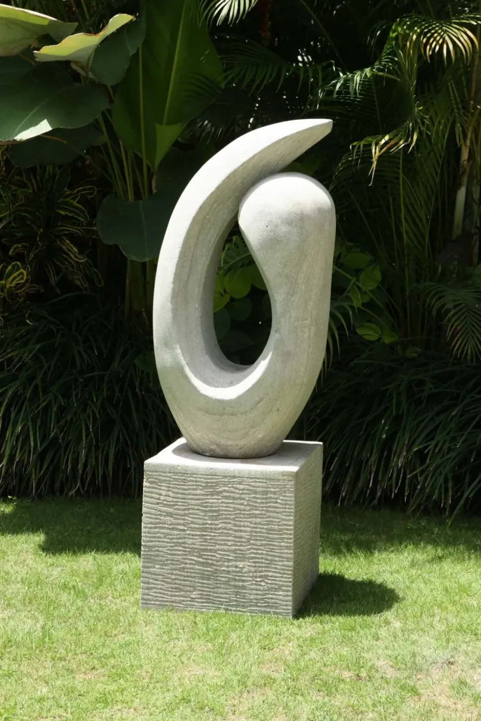 Perplexity Contemporary Stone Garden Sculpture