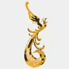 Phoenix Rising 212cm Gold Metal Garden Sculpture