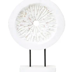 Polar Perfection 43cm White Wood Indoor Sculpture