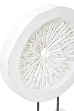 Polar Perfection 43cm White Wood Indoor Sculpture