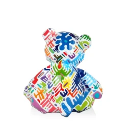 Polygon Bear 20cm Inca Art Resin Indoor Sculpture
