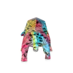 Polygon Bull 25cm Multicoloured Resin Indoor Sculpture