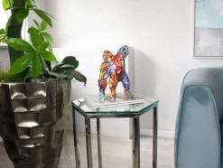 Polygon Gorilla 30cm Graffiti Resin Indoor Sculpture