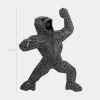 Polygon Gorilla 50cm Lava Resin Indoor Sculpture