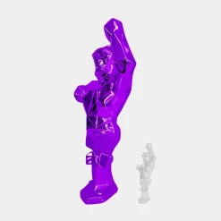 Polygon Gorilla 135cm Purple Resin Indoor Sculpture
