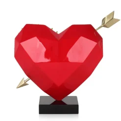 Polygon Pure Love 36cm Resin Indoor Sculpture