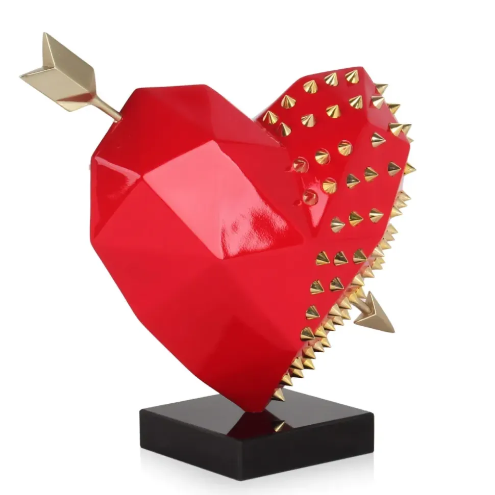Polygon Pure Love 36cm Resin Indoor Sculpture