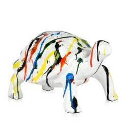 Polygon Turtle 21cm Multicolour Resin Indoor Sculpture