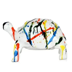 Polygon Turtle 21cm Multicolour Resin Indoor Sculpture