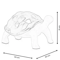 Polygon Turtle 21cm Multicolour Resin Indoor Sculpture
