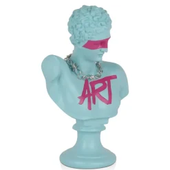Pop Art Titan 35cm Blu Blue Resin Indoor Sculpture