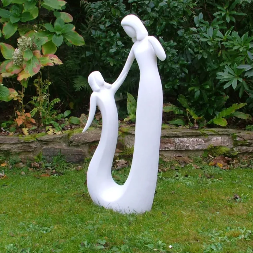 Pure Love 80cm Modern Marble Resin Garden Statue