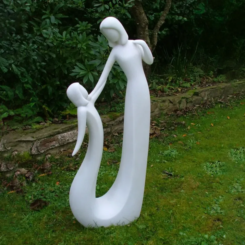 Pure Love 80cm Modern Marble Resin Garden Statue