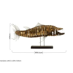 Razorfin Stainless Steel Indoor Sculpture