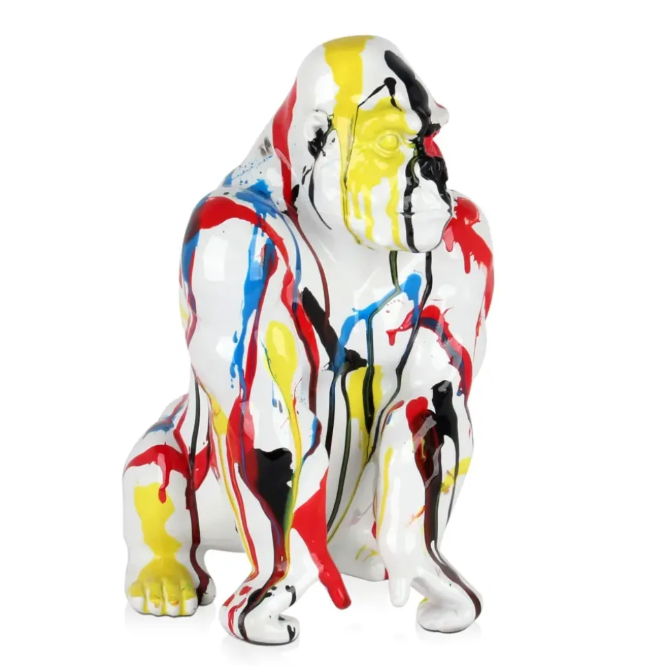 Regal Orangutan 38cm Multicolour Resin Indoor Sculpture