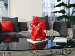 Regal Orangutan 38cm Red Resin Indoor Sculpture