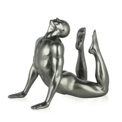 Rising Core 24cm Anthracite Resin Indoor Sculpture