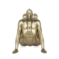 Rising Core 24cm Gold Resin Indoor Sculpture