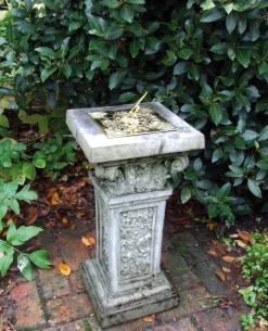 Rocco Brass Stone Garden Sundial
