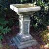 Rocco Classic Stone Garden Bird Bath