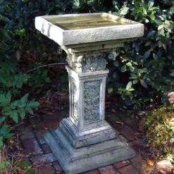 Rocco Classic Stone Garden Bird Bath
