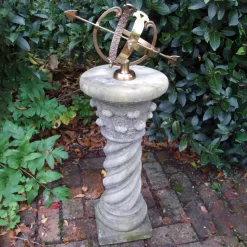 Roman Armillary Stone Garden Sundial