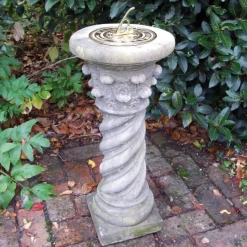 Roman Brass Stone Garden Sundial
