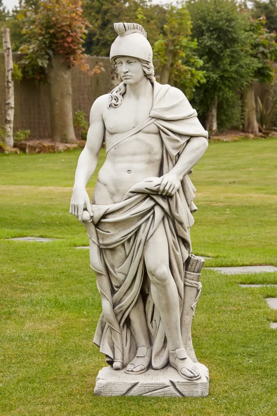 Roman Empire Gladiator Stone Garden Statue