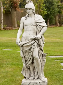 Roman Gladiator & Goddess Stone Garden Statues