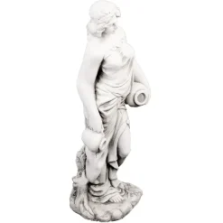 Roman Goddess with Urns 79cm Stone Resin Garden Statue