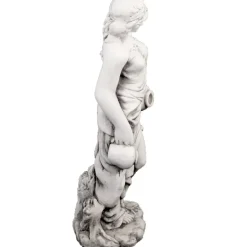 Roman Goddess with Urns 79cm Stone Resin Garden Statue