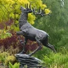 Royal Deer 213cm Bronze Metal Garden Statue