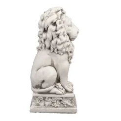Royal Lion Antique Stone Garden Statue