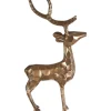 Royal Stag 50cm Gold Metal Indoor Statue