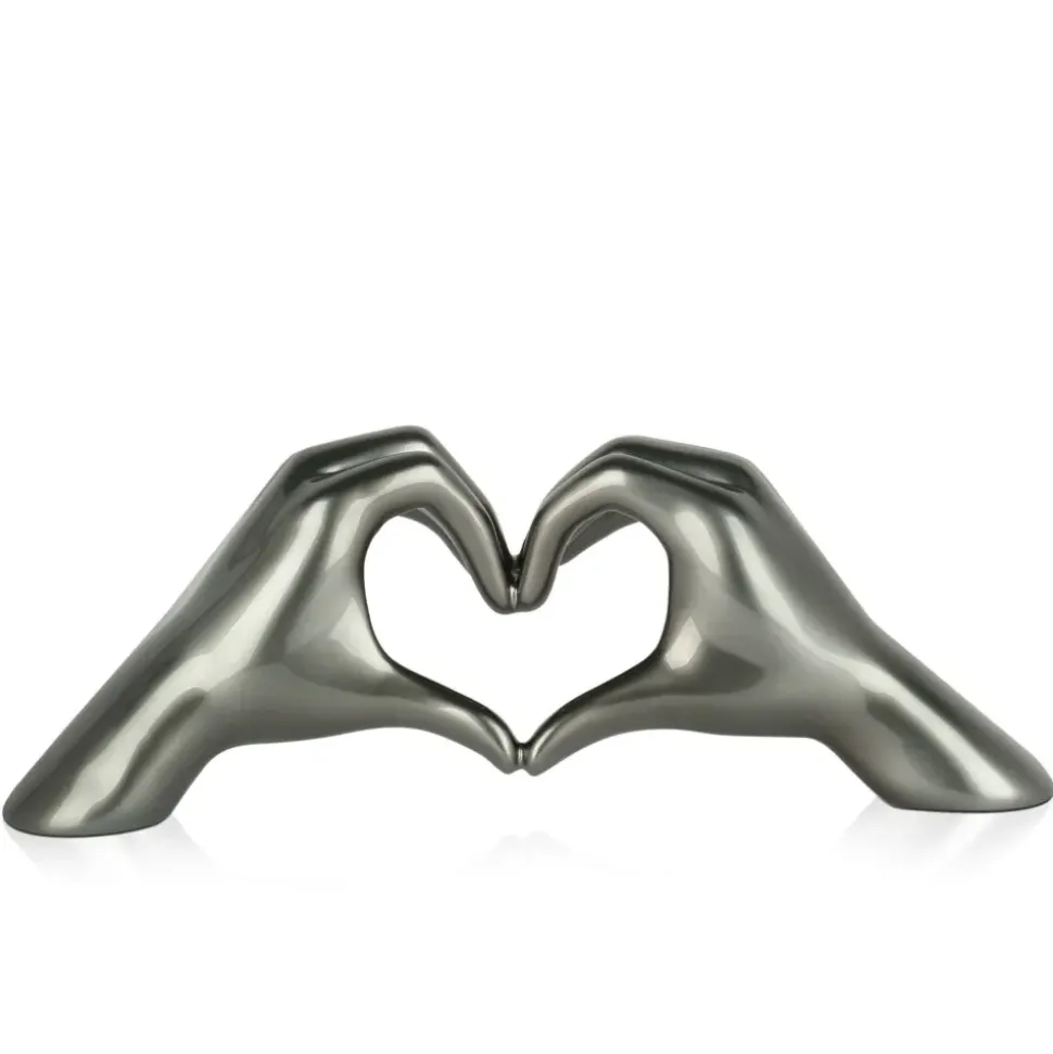 Sacred Love 15cm Anthracite Resin Indoor Sculpture