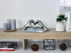 Sacred Love 15cm Anthracite Resin Indoor Sculpture