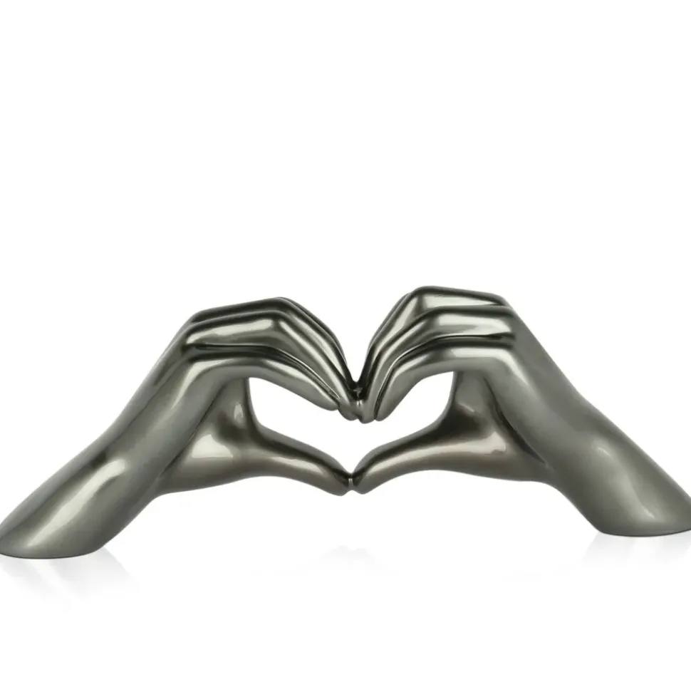 Sacred Love 15cm Anthracite Resin Indoor Sculpture