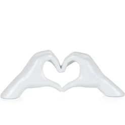 Sacred Love 15cm White Resin Indoor Sculpture