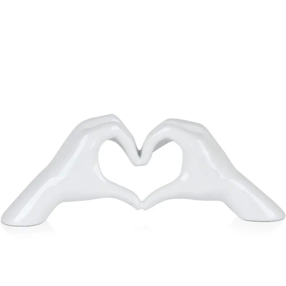 Sacred Love 15cm White Resin Indoor Sculpture